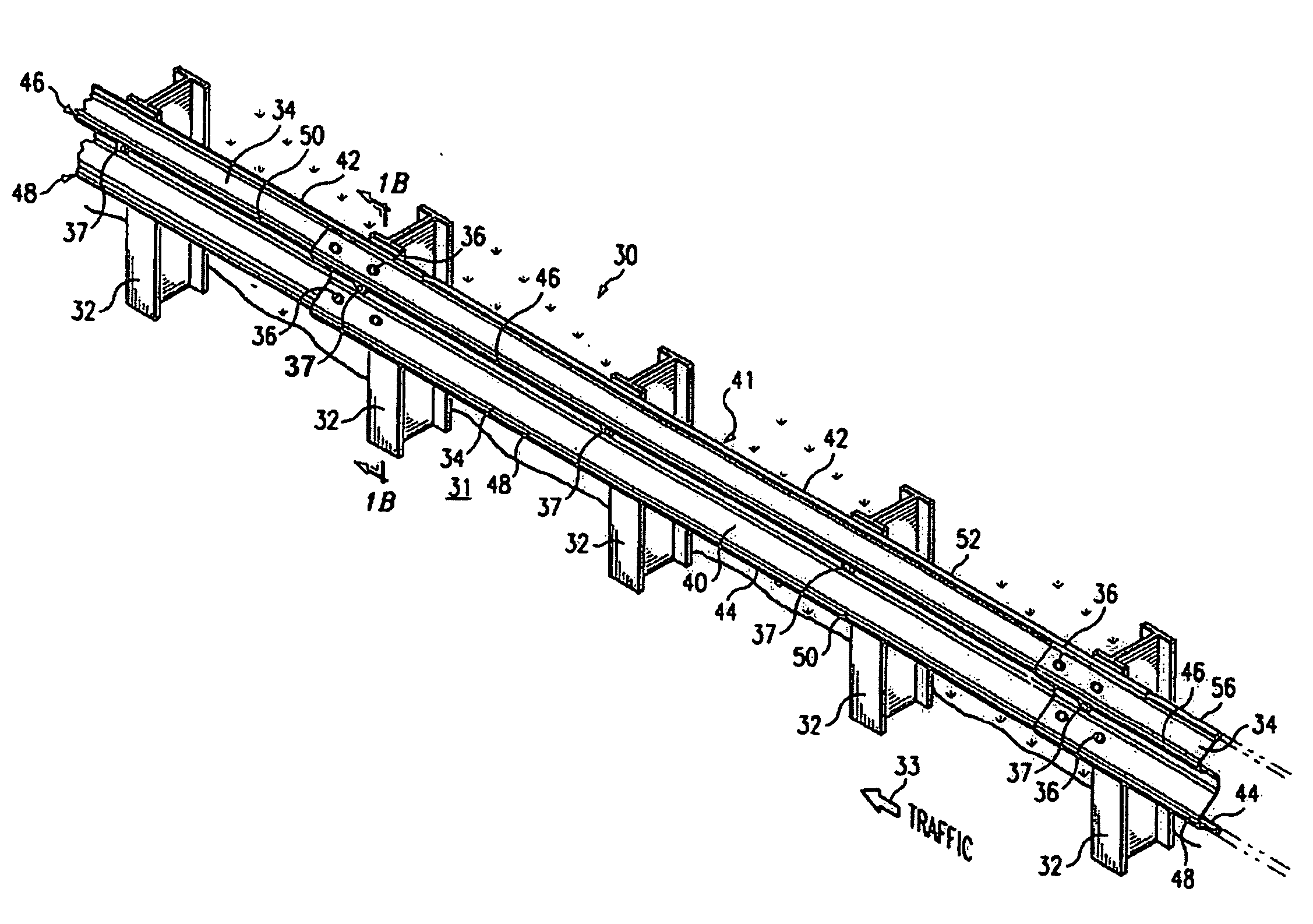 Posts and release mechanism for highway safety structures