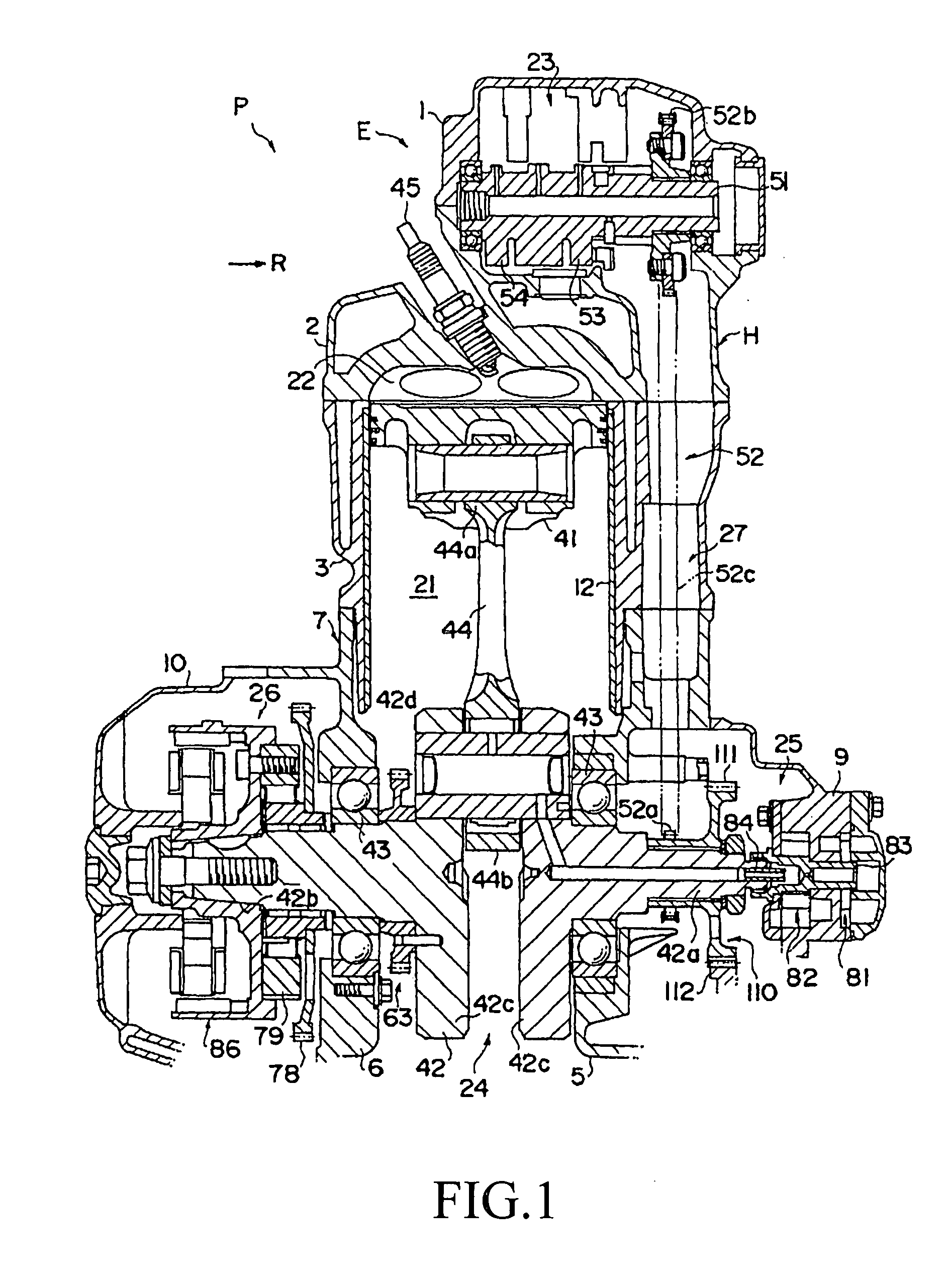 Breather structure for internal combustion engine