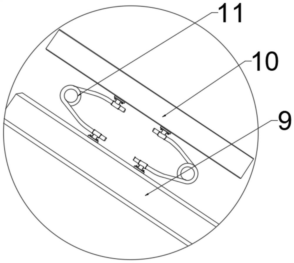 A neurosurgery posterior cranial distraction drainage device