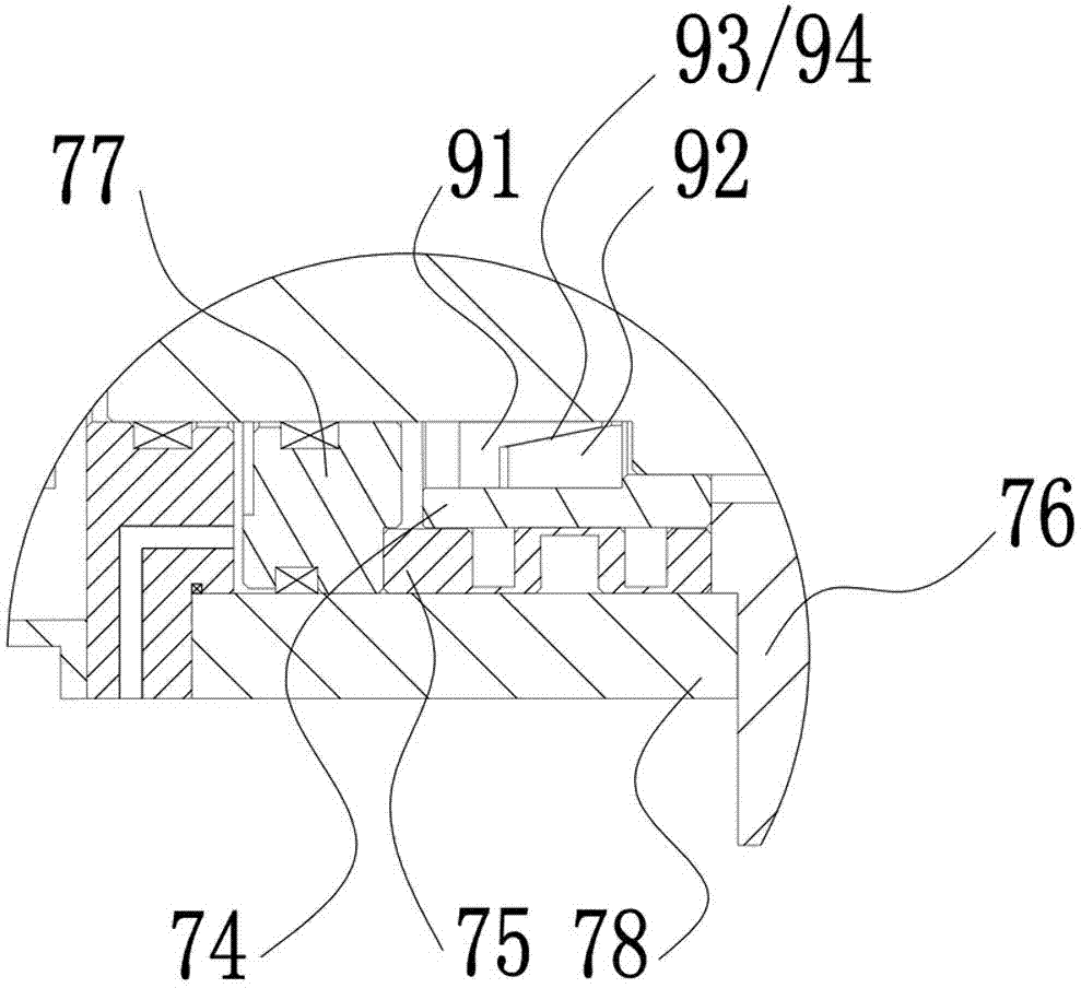 Polyhedron precision machining device with feedback detection function