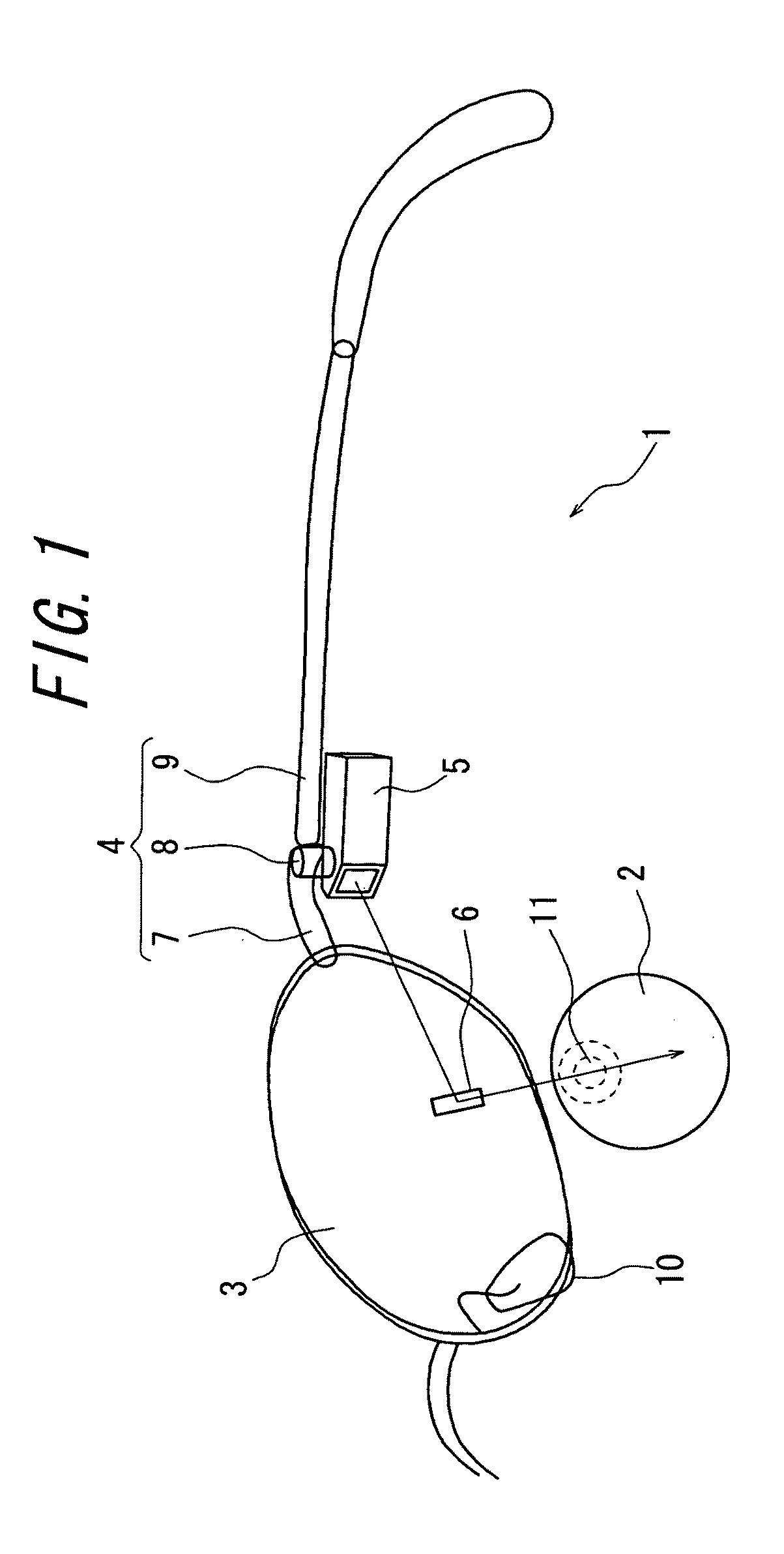Spectacles-type image display device