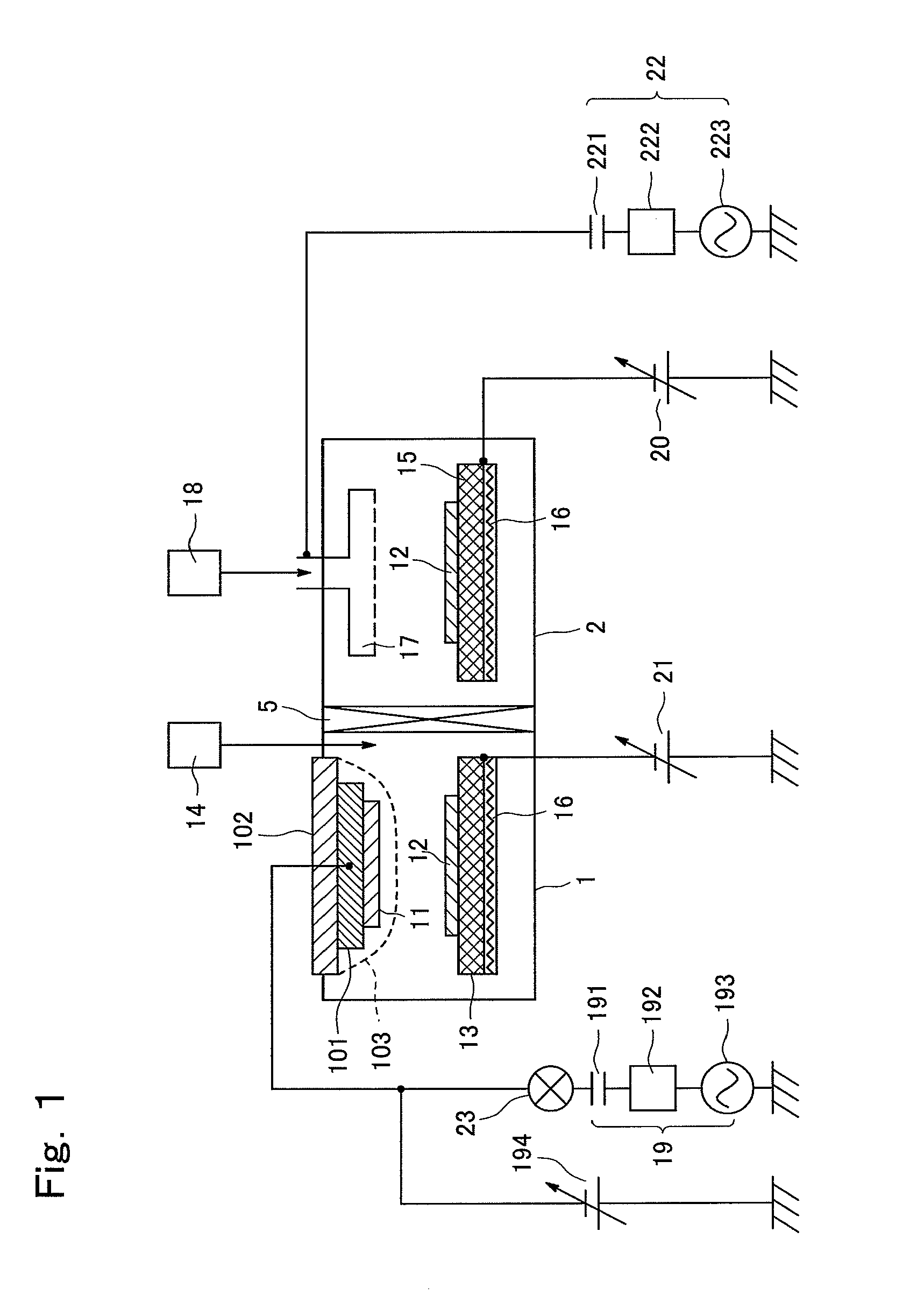 Magnetron sputtering apparatus and production method of thin film