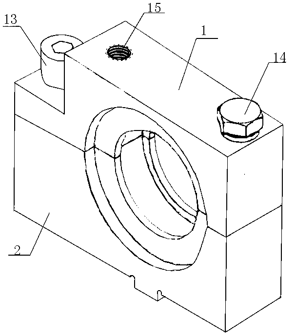 Single-body bearing pedestal for spandex guide roller