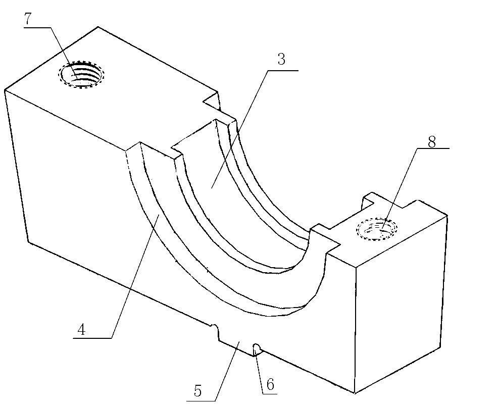 Single-body bearing pedestal for spandex guide roller