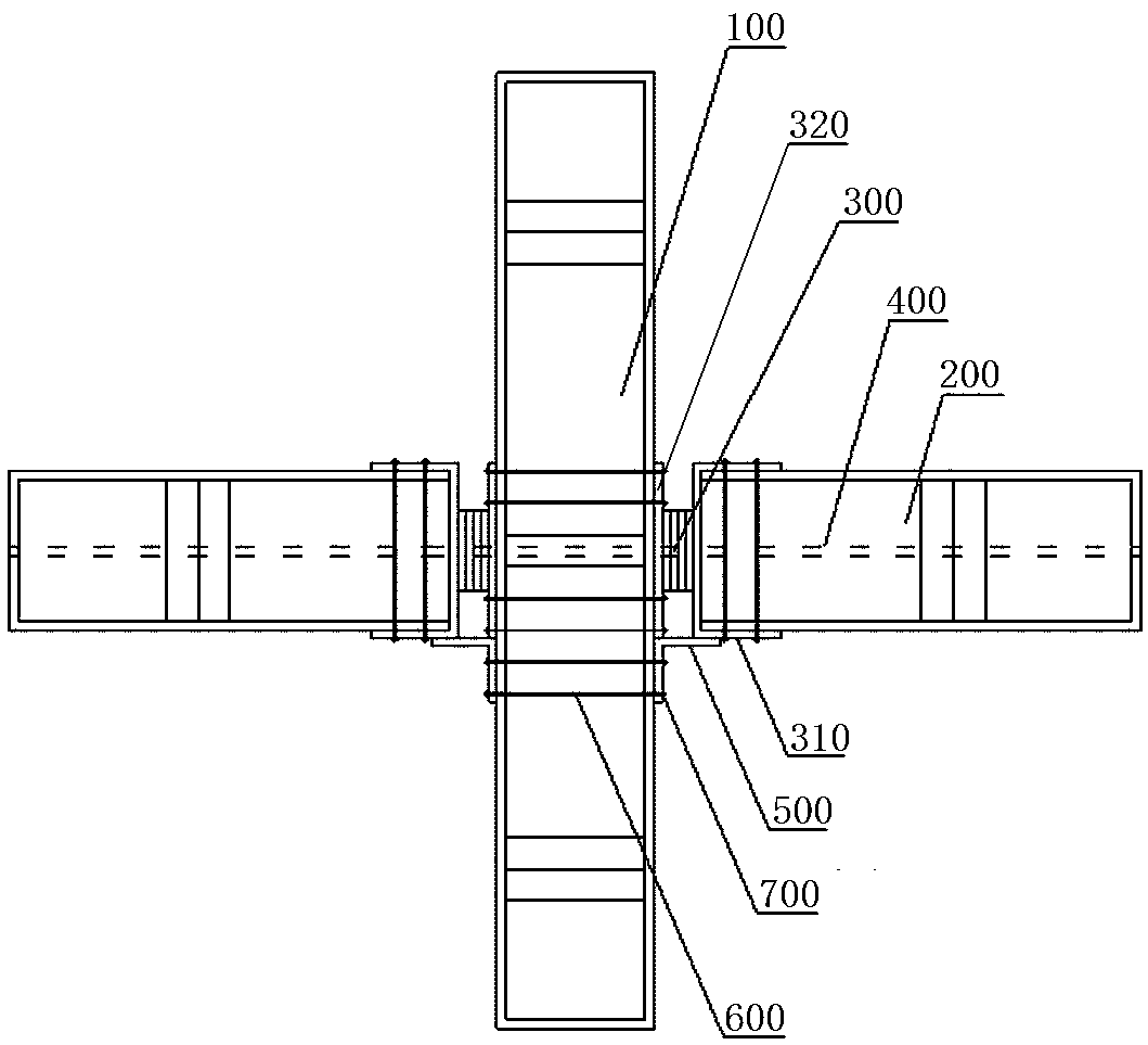 Unbonded prestressed assembly-type joint provided with energy dissipation device and construction method