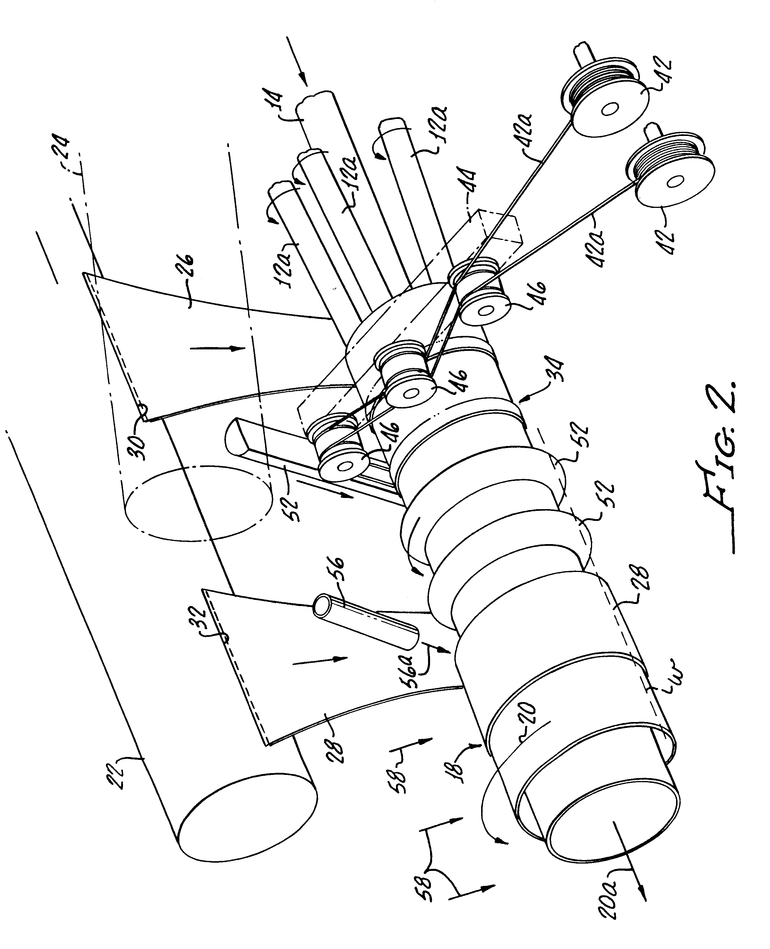 Method of making a double-walled flexible tubing product with helical support bead and heating conductor