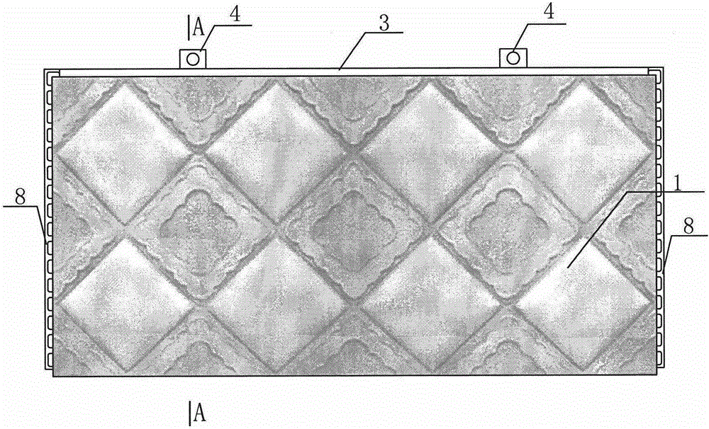 External thermal insulation cement decoration panel provided with rigid sealing joint serving as vertical joint and assembling method thereof