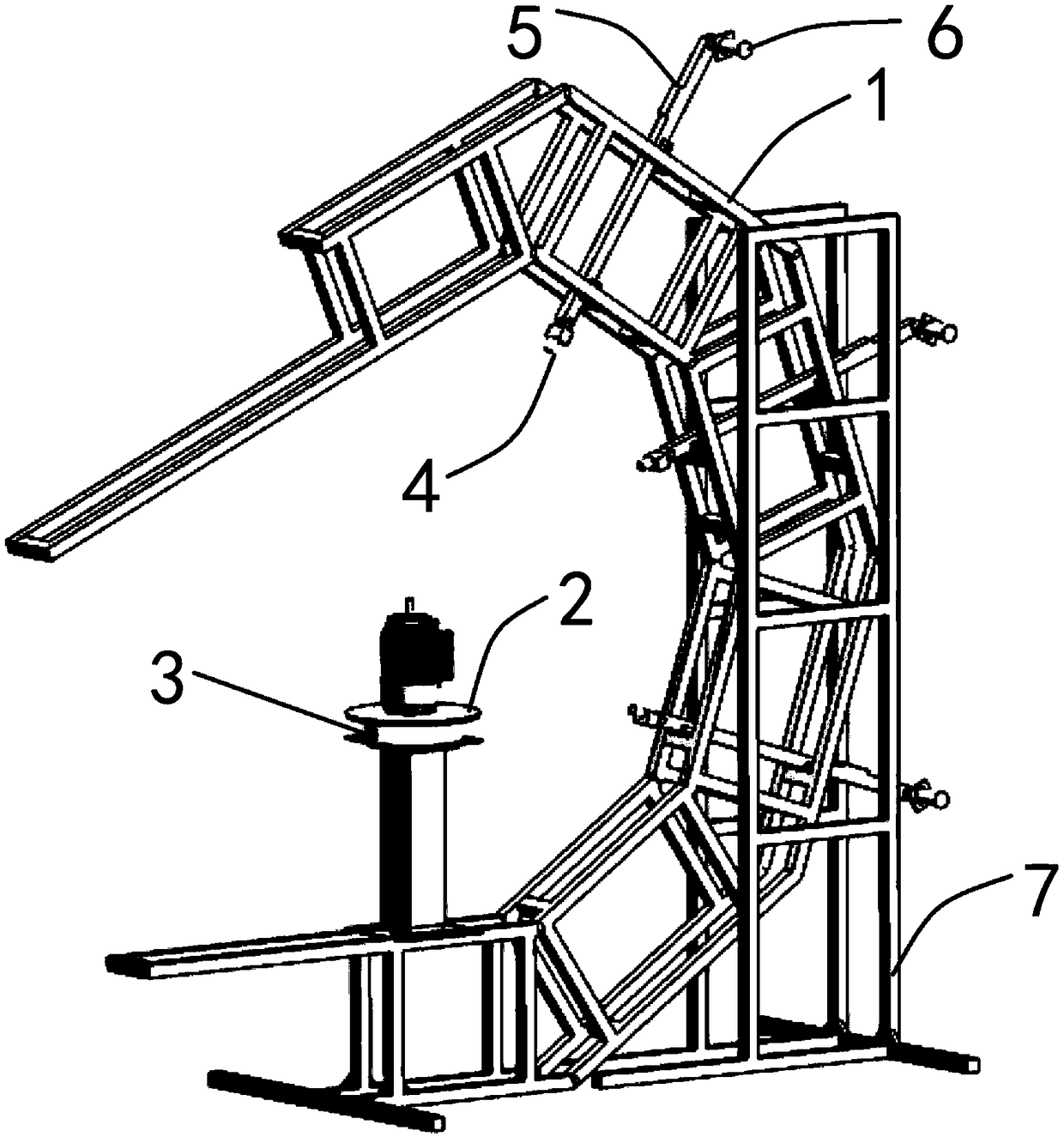 A light field matrix three-dimensional model method for mobile phone photographing