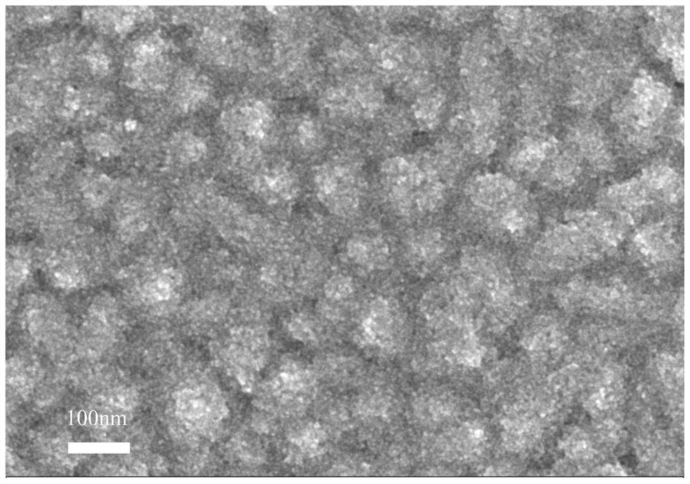 Perovskite solar cell preparation method based on magnetron sputtering zinc oxide/stannic oxide double electron transport layer