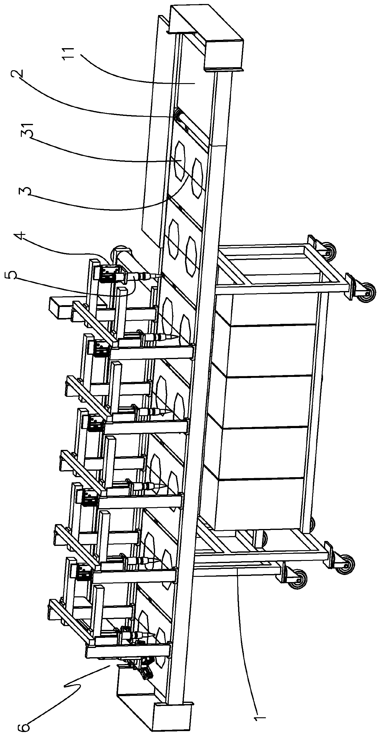 Ultrasonic mold base machine realizing automatic spot welding