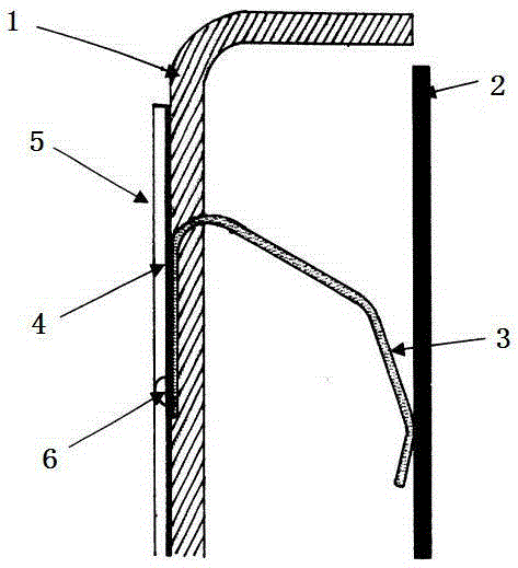 Printed mobile phone antenna