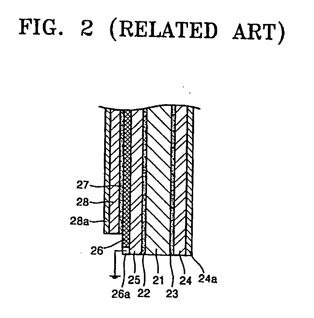 Filter for a display device and flat panel display