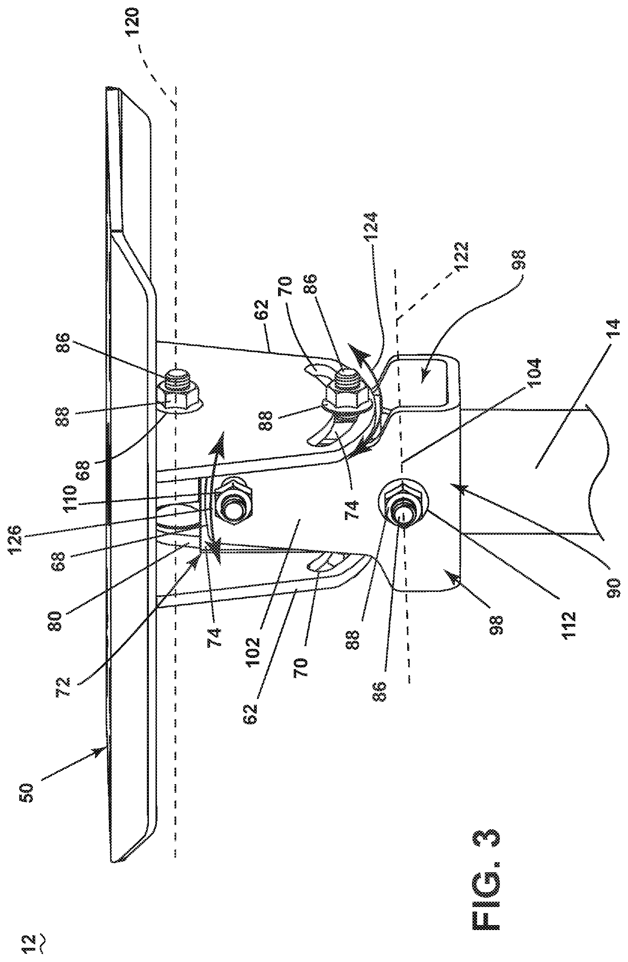 Ceiling fan hanger assembly