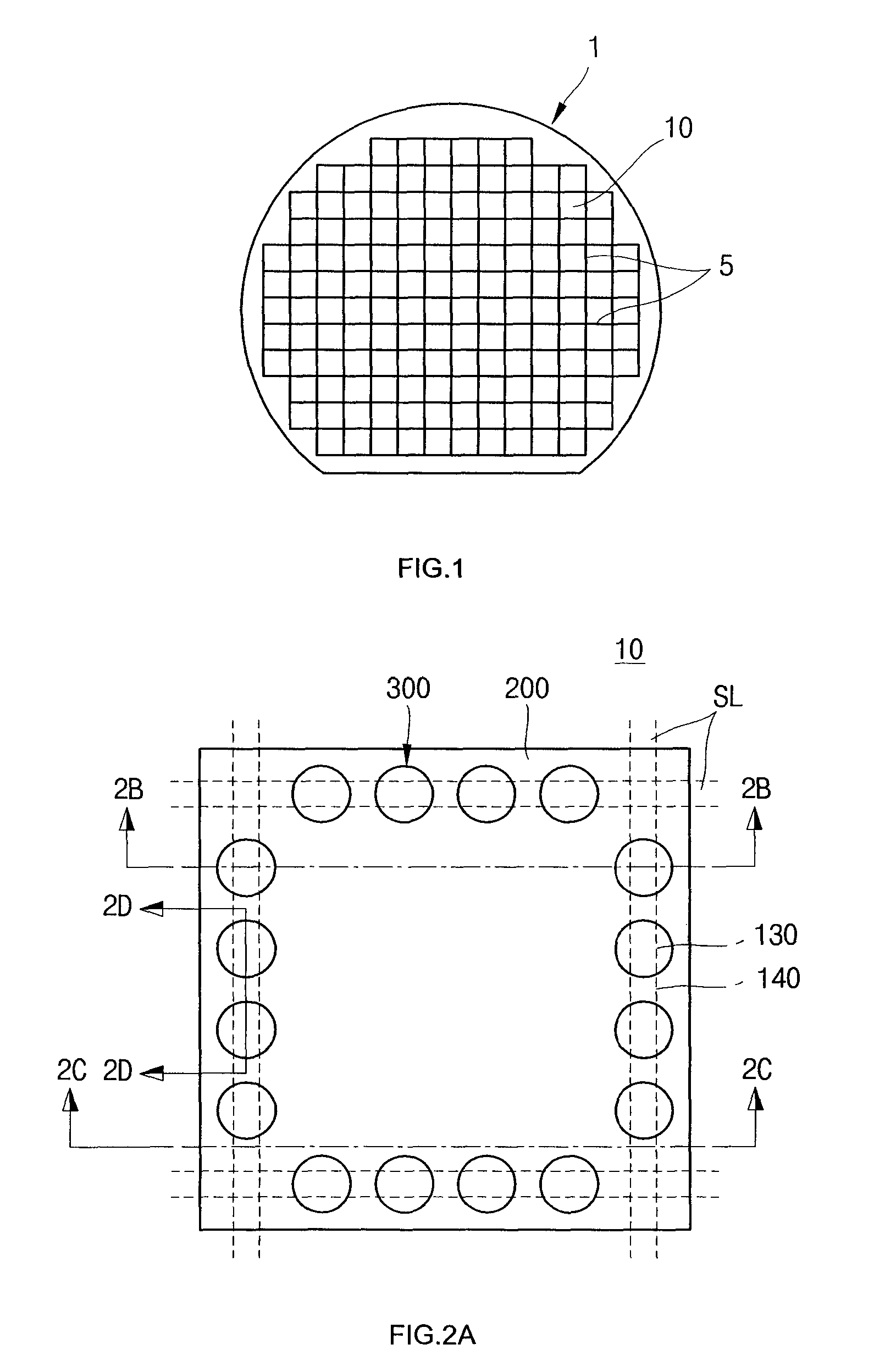 Semiconductor package having through holes