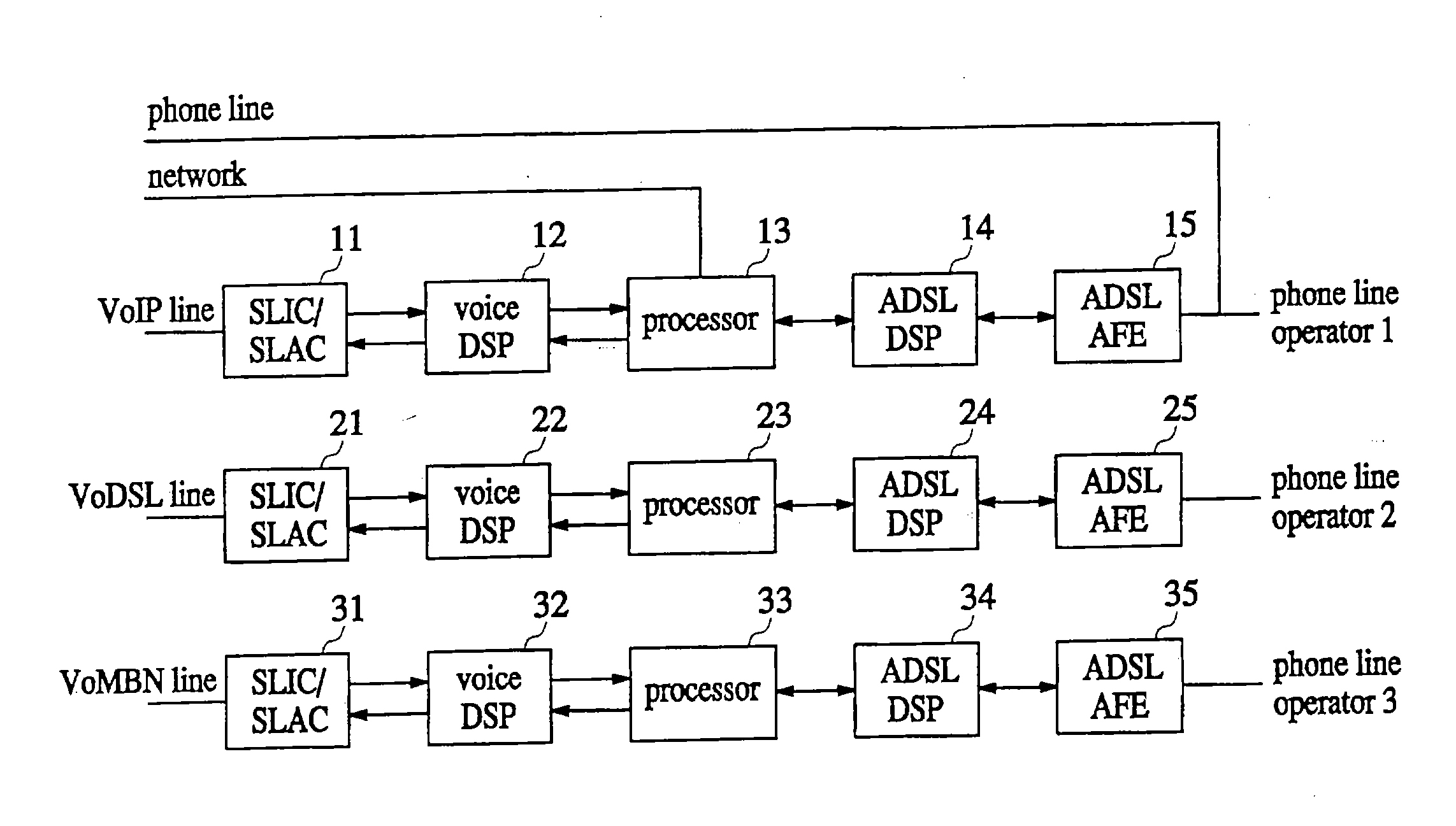 Composite voice service terminal apparatus, and method for using the same