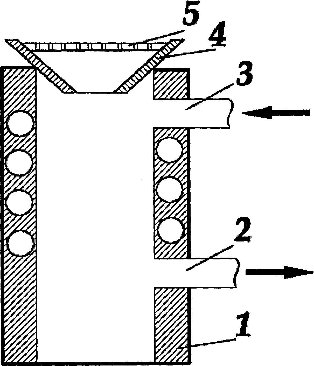 Method for producing high puriy, laminar cast ingot of Nd-Fe-B alloys