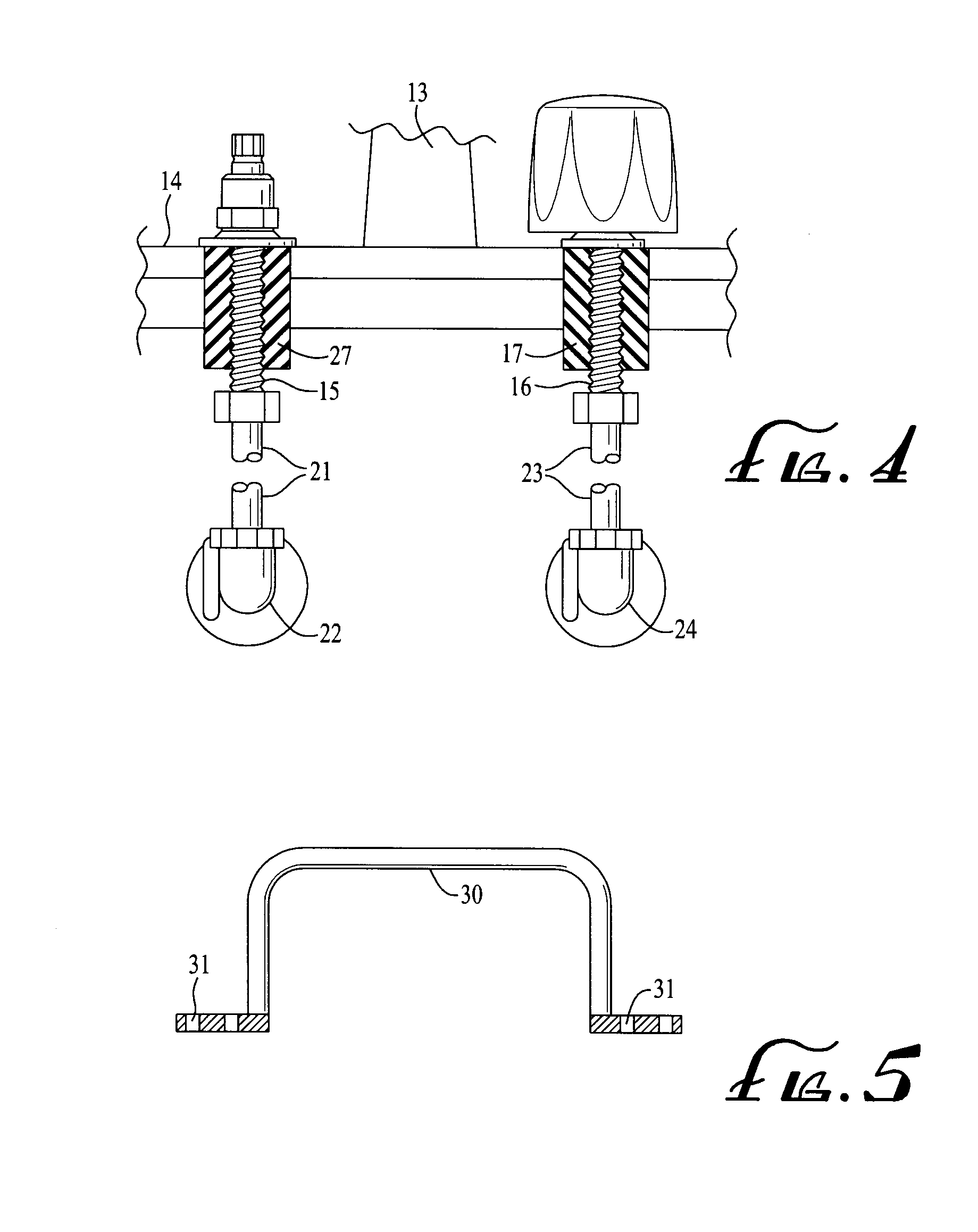 Faucet Assembly Securing Method