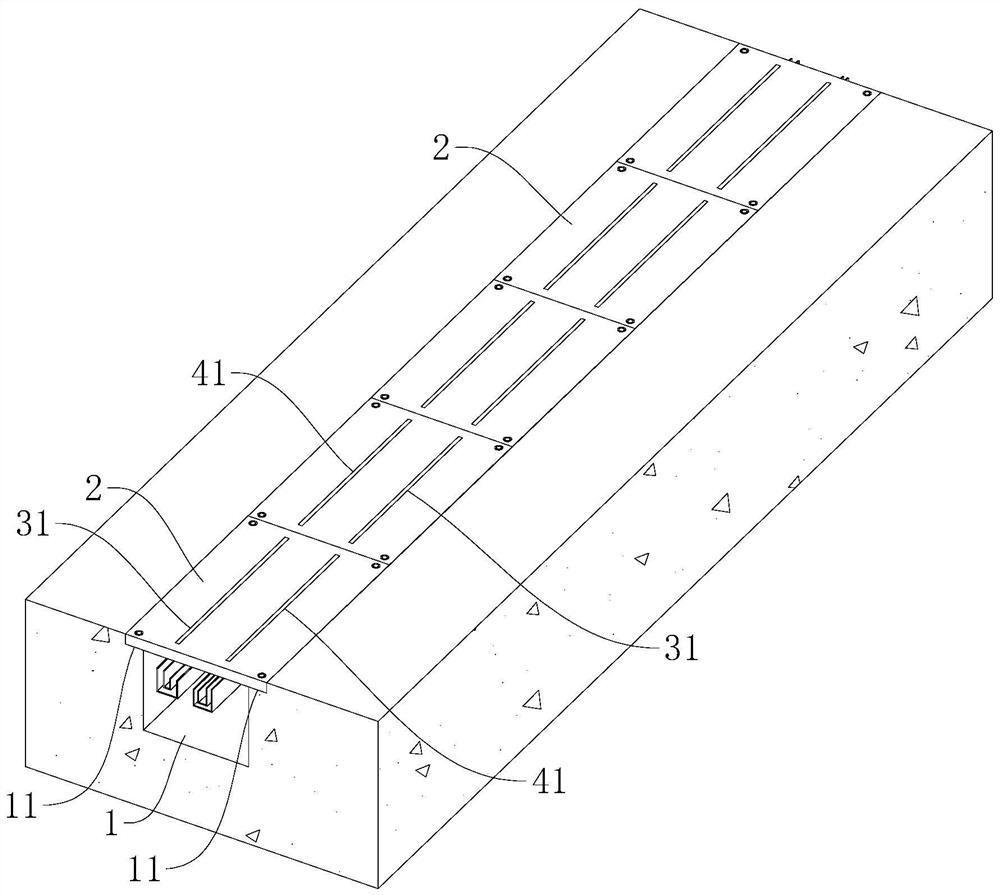 Ecological garden rainwater collection and storage system and construction method thereof