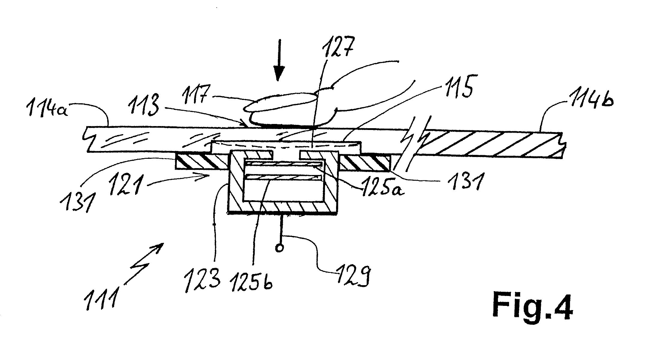 Operating device with an operating field and a sensor element for an electrical appliance and method for operating the operating device