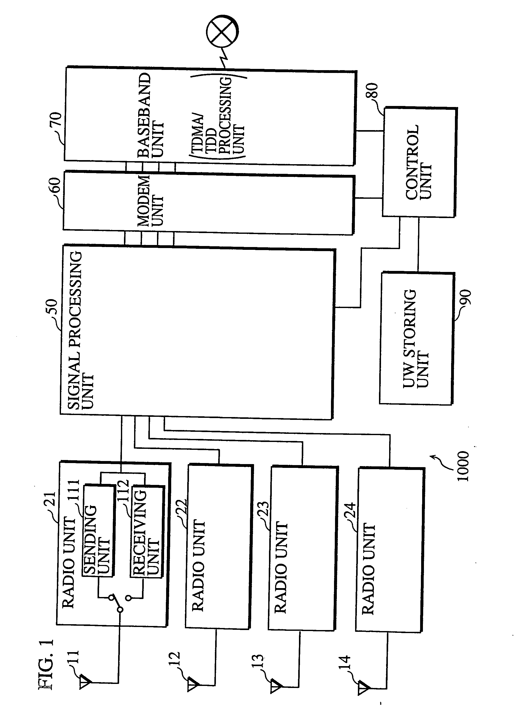 Wireless base station and a wireless phone