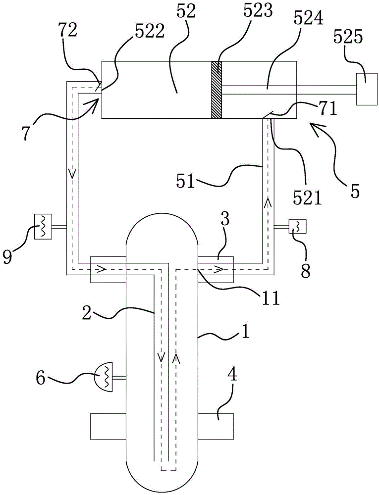 Superconducting pipe measurement and control vibration device