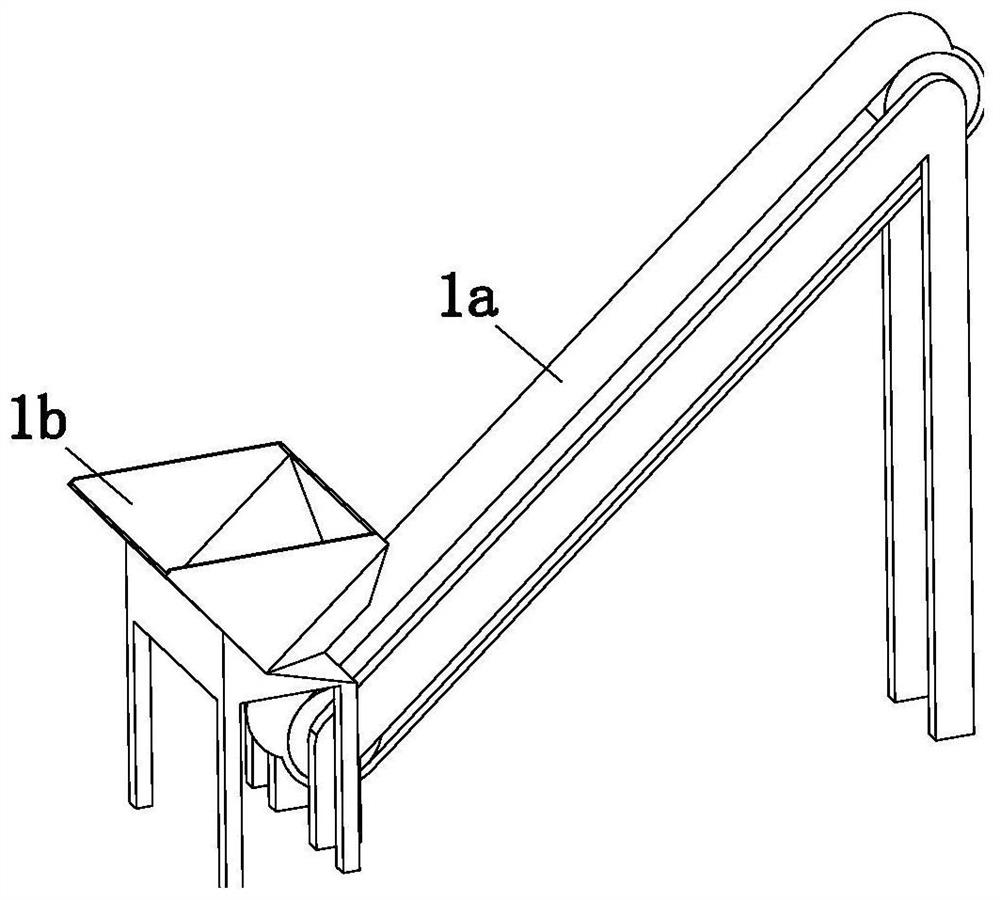 A sorting device for iron ore