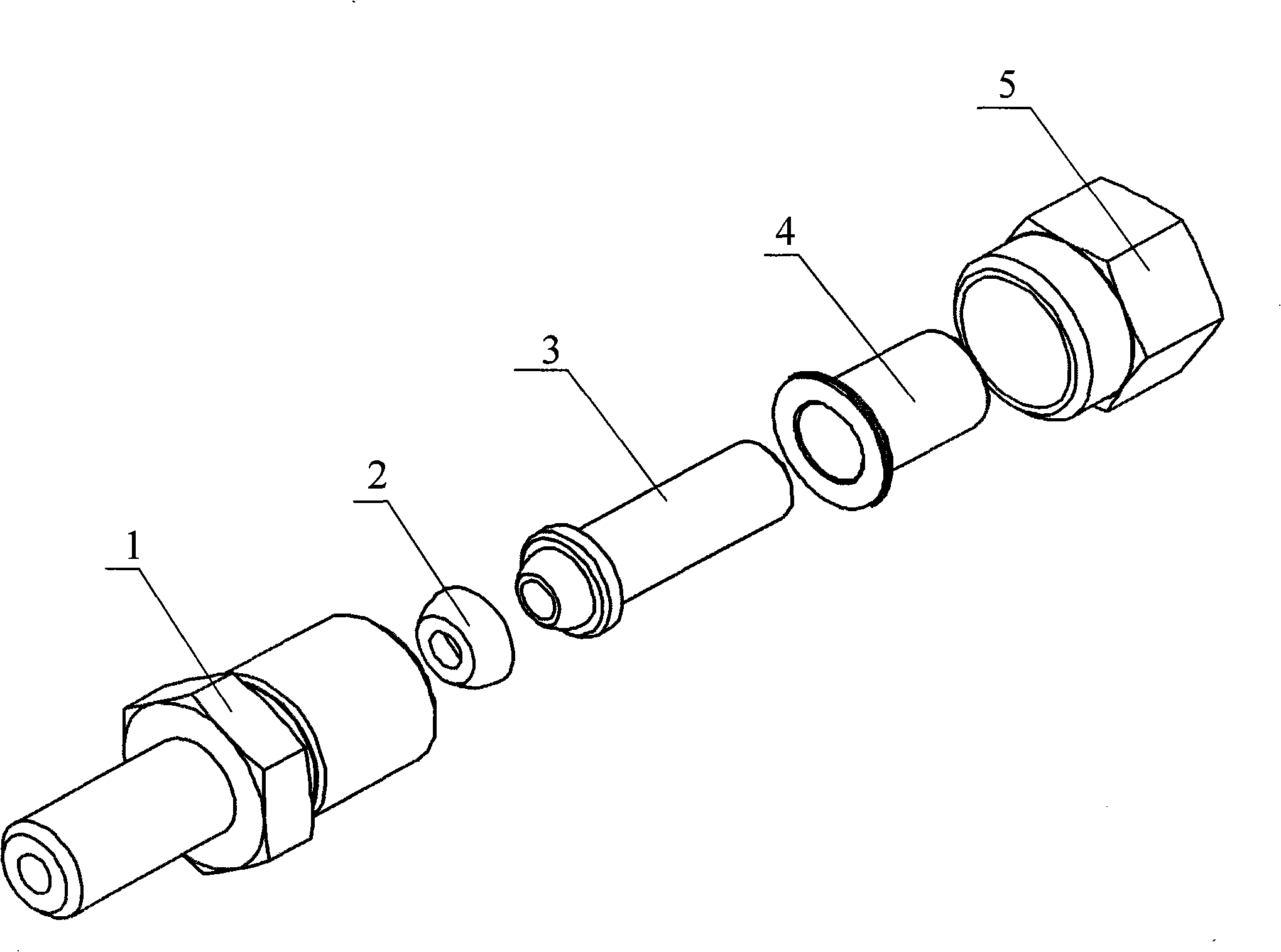 Connecting mechanism of sealed insulation pipelines