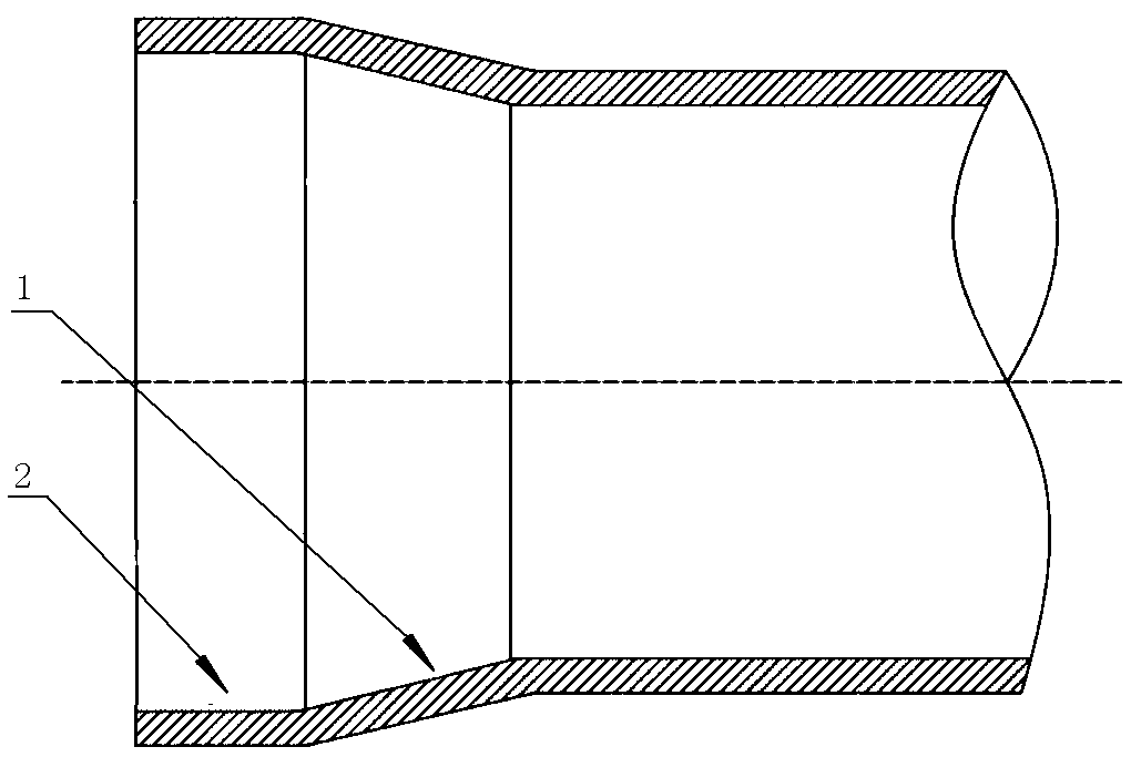 Connecting structure and connecting method of steel wire mesh framework polyethylene composite pipe and application