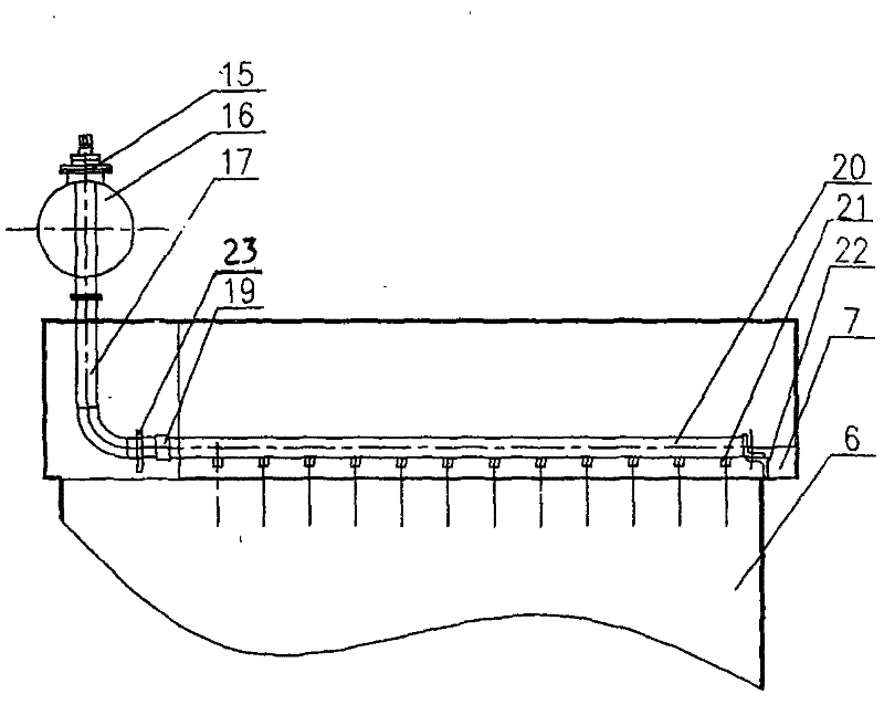 Long bag pulse spraying dust collector capable of preventing bag explosion