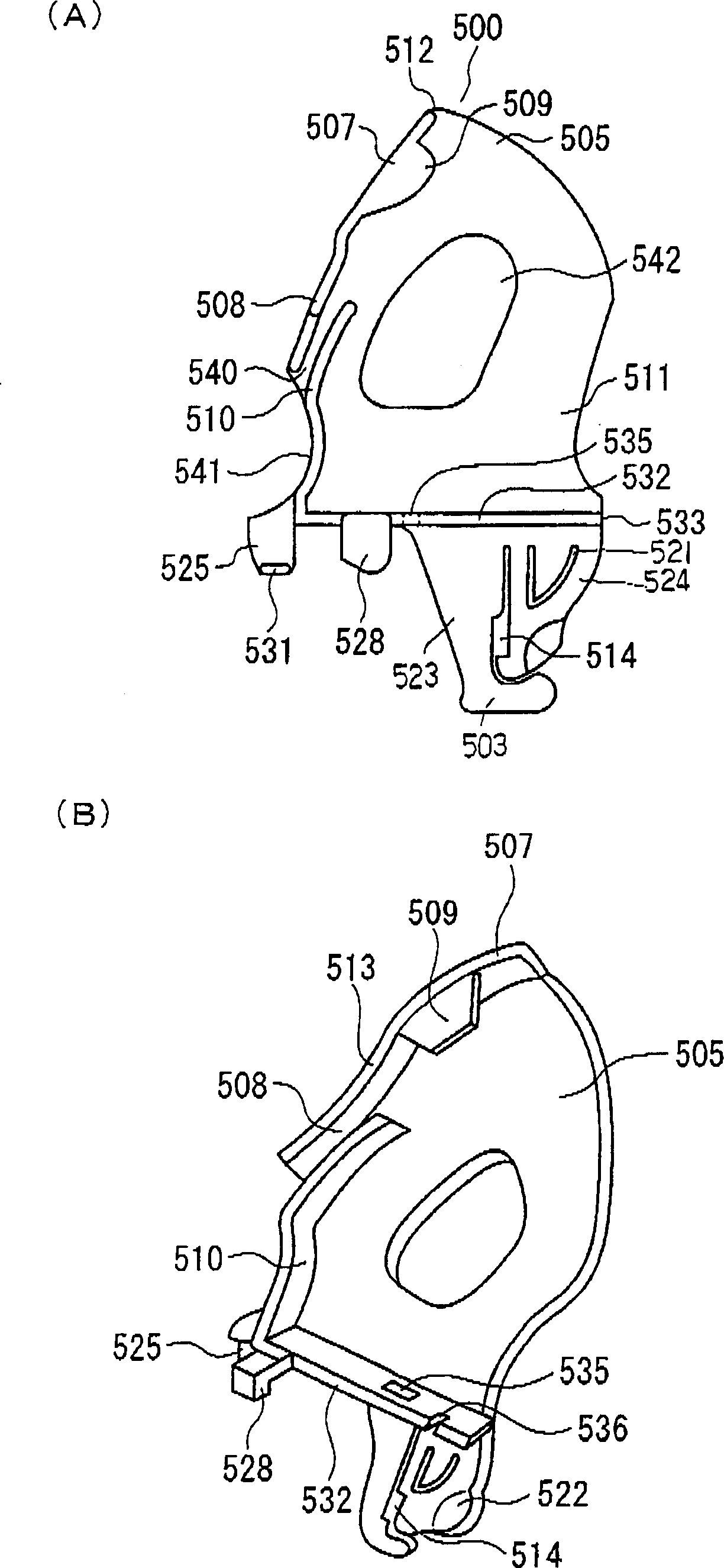 Attachment of holder strip applying device