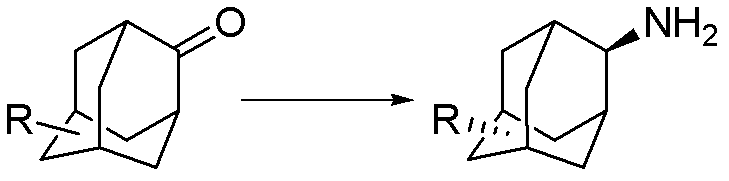 Synthesis method for trans-form amantadine compound