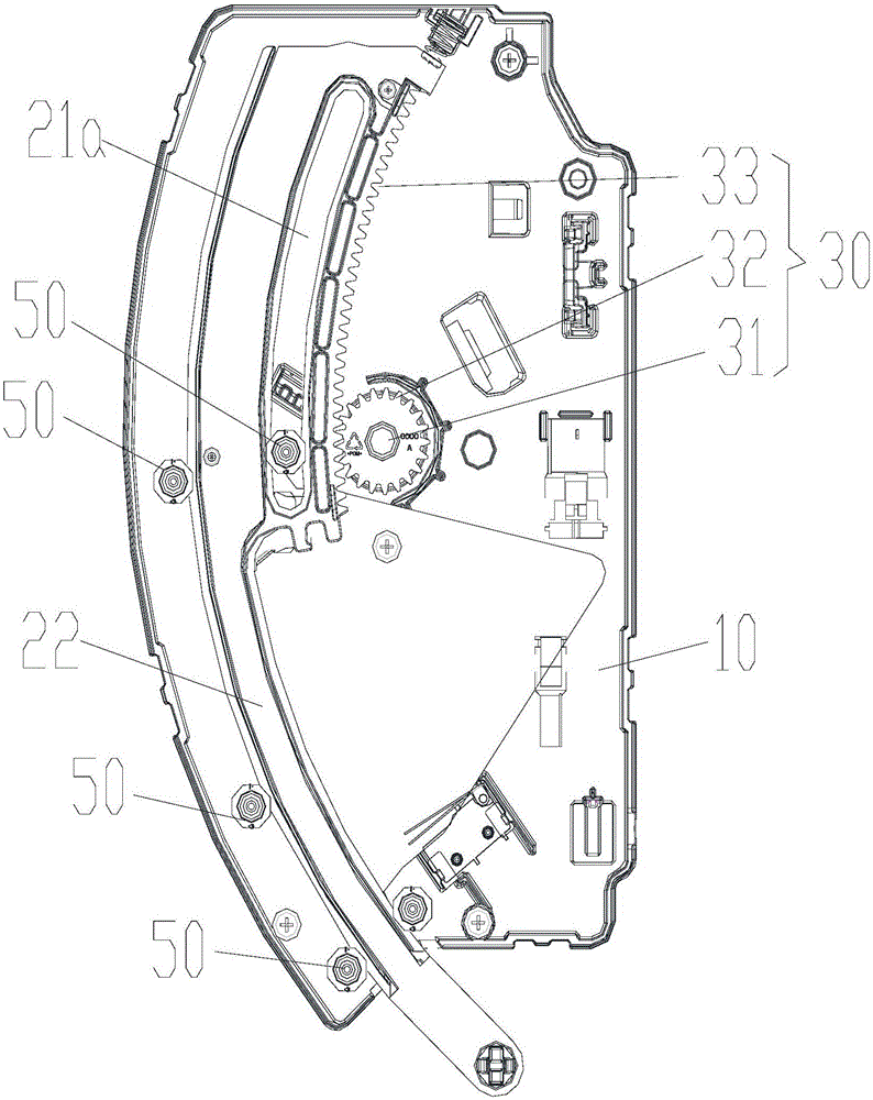 Air deflector driving device, indoor air conditioner and air conditioner
