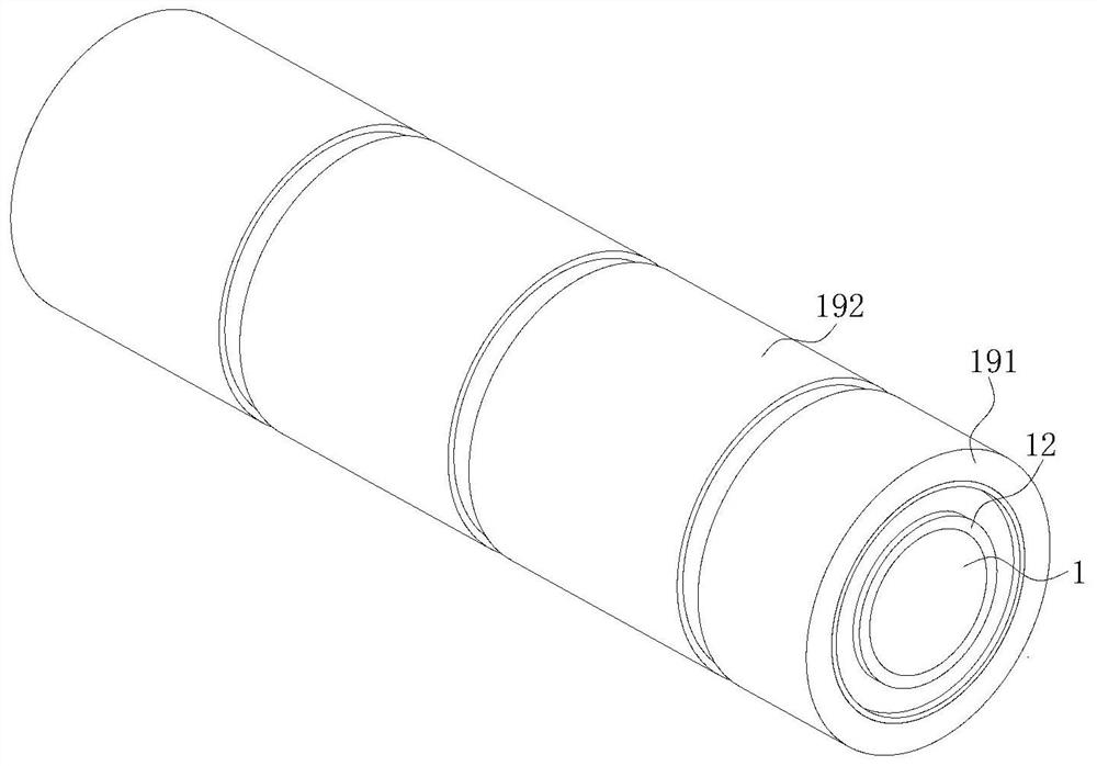 A kind of high elastic composite cable