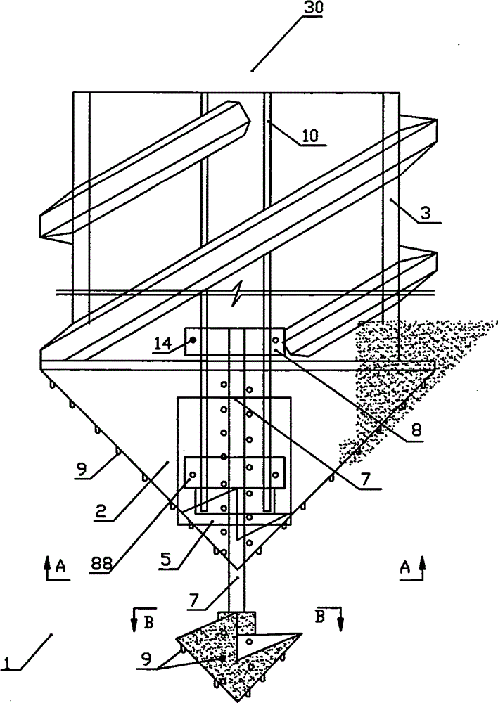 Threaded post-spinning reinforced concrete pile