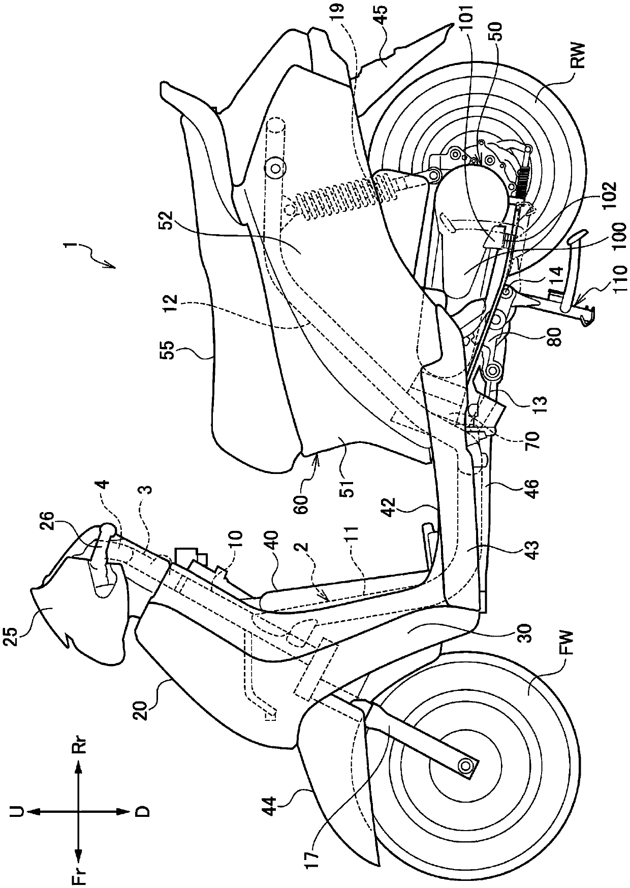 saddle-riding vehicle