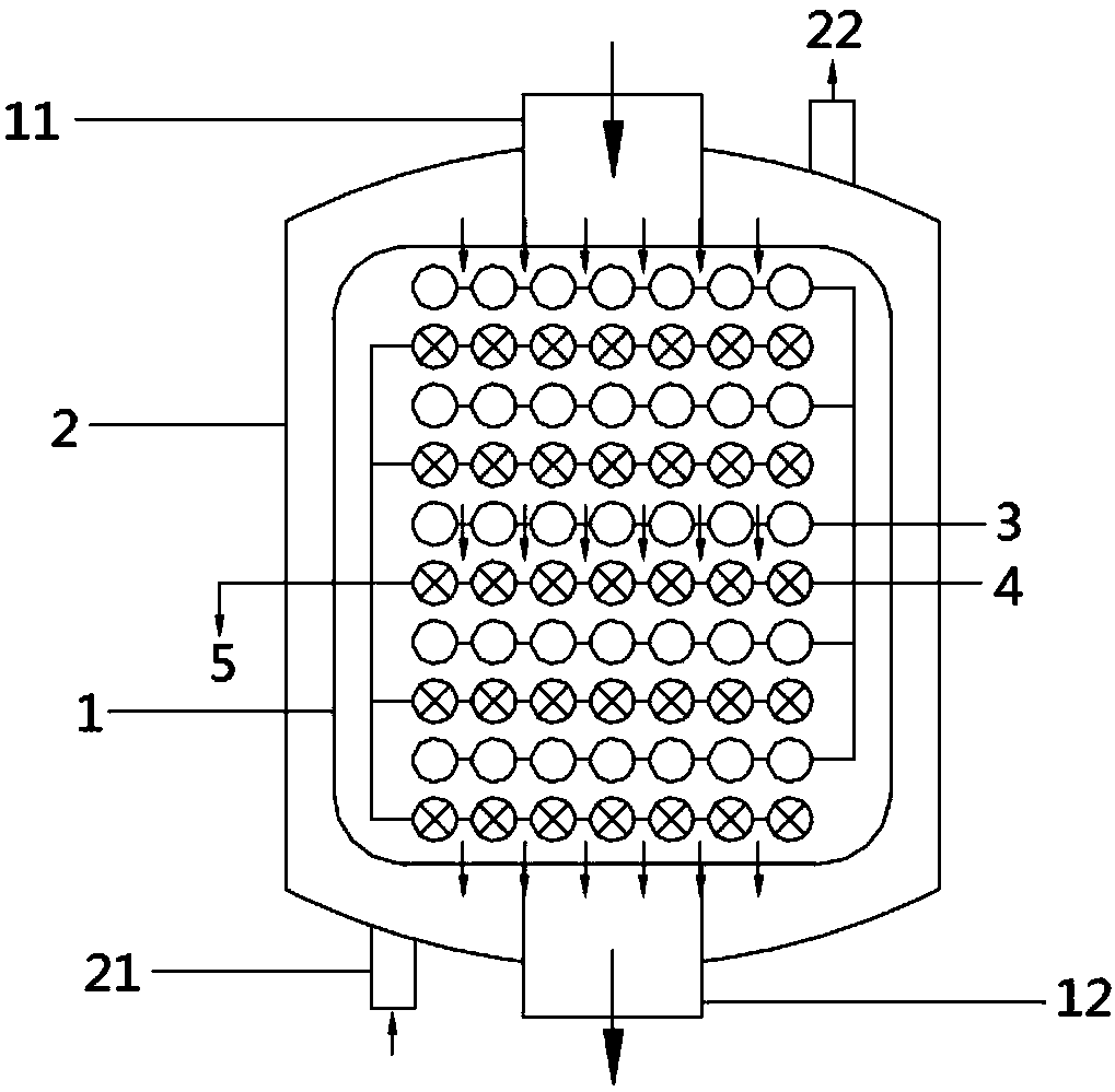 Grid type plasma reaction apparatus and hydrogen sulfide decomposing method