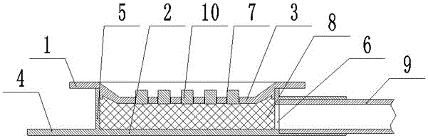 Drainage treatment system for accumulated water in the fill layer of the drainage system