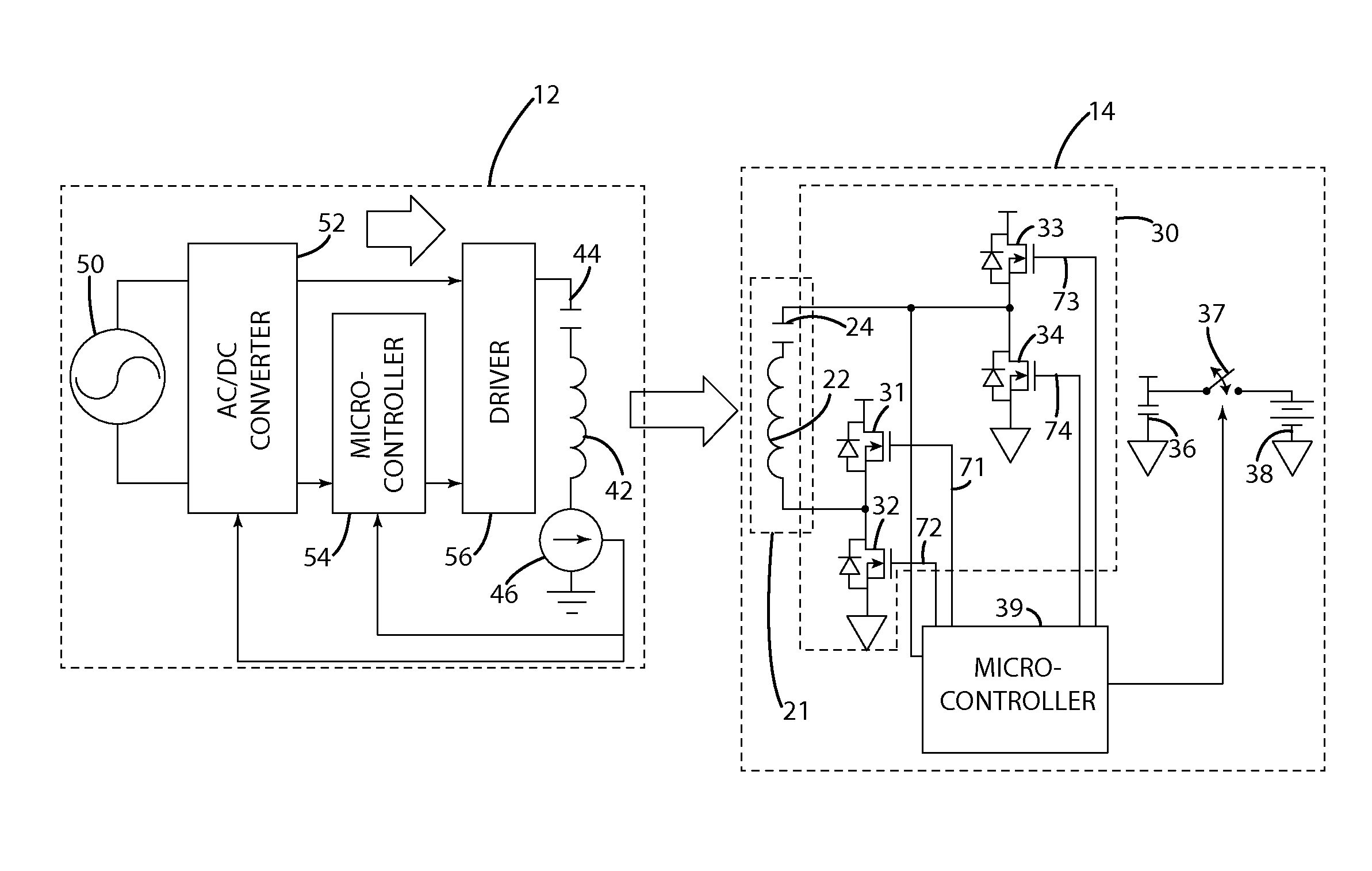 System and method for bidirectional wireless power transfer