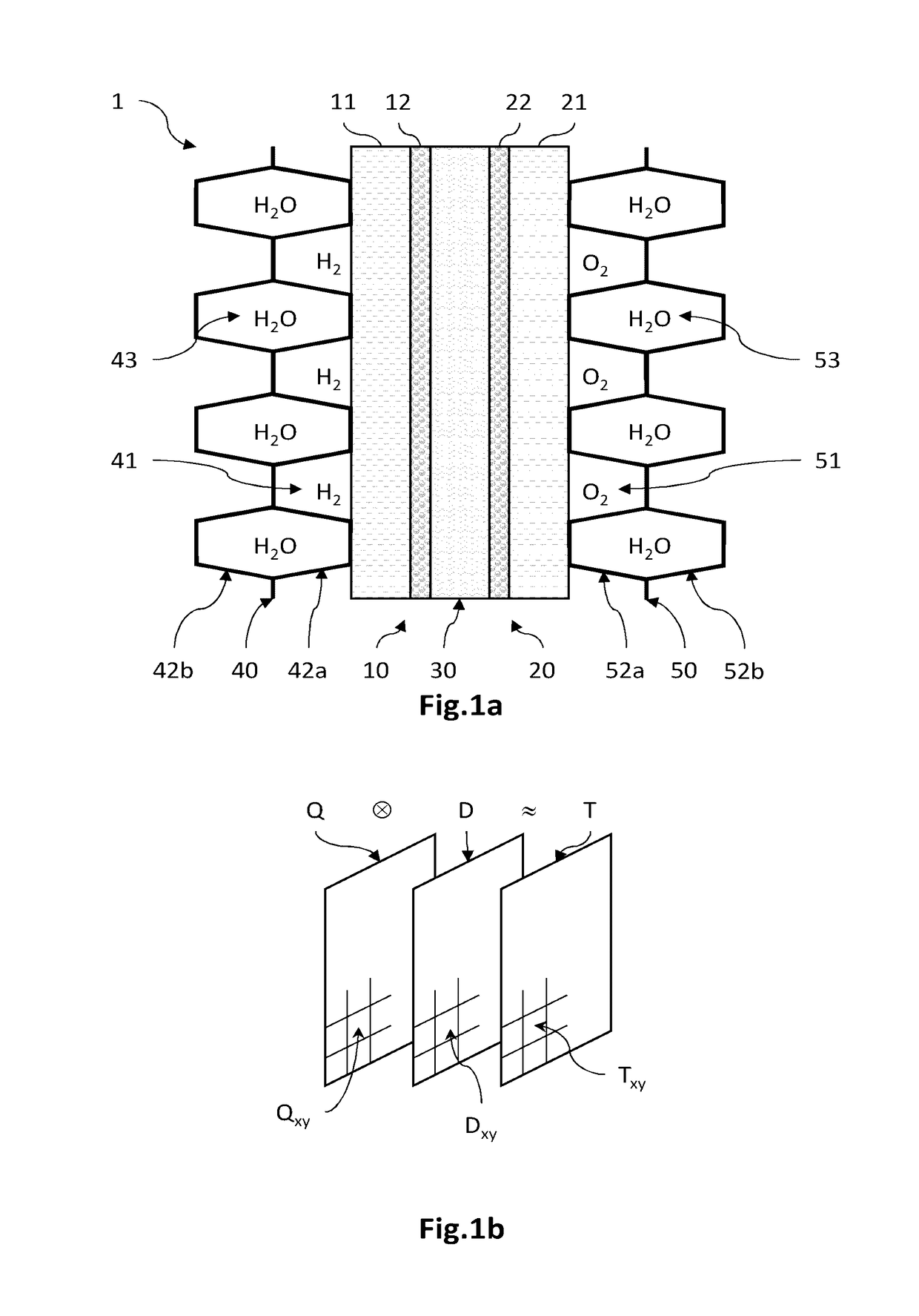 Method for determining a spatial distribution of the  permeability of an electrode of an electrochemical cell