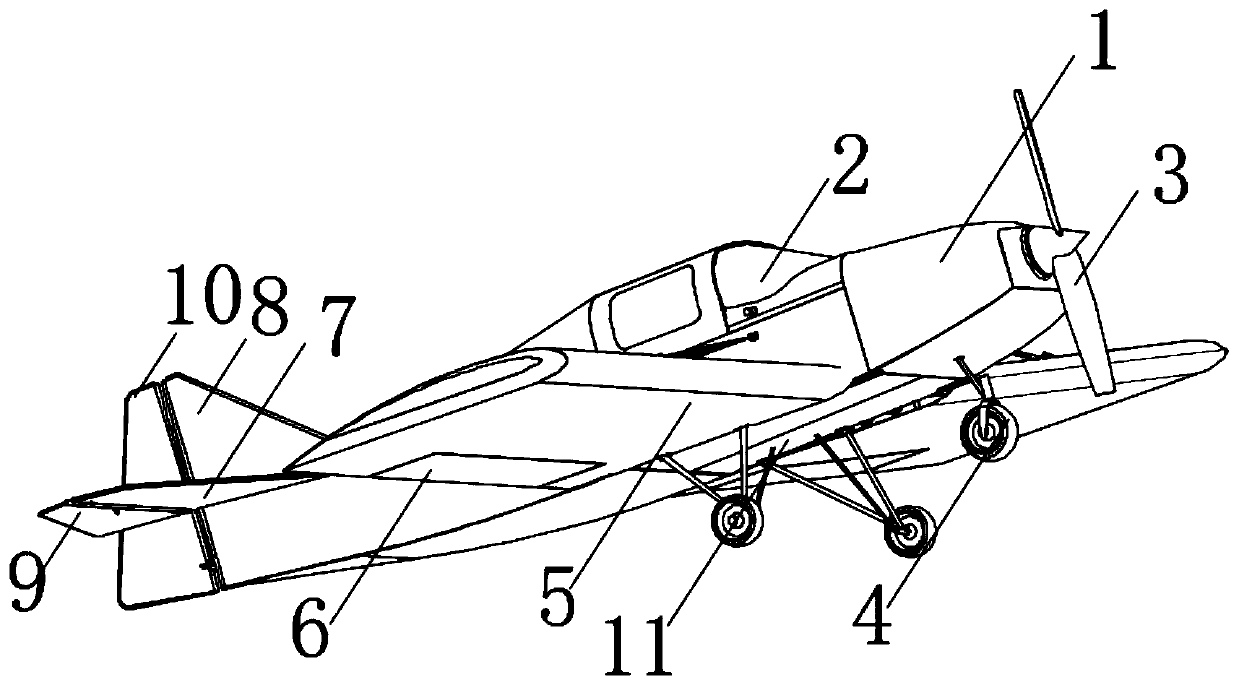 Aviation fire extinguishing auxiliary device and aviation fire extinguishing method