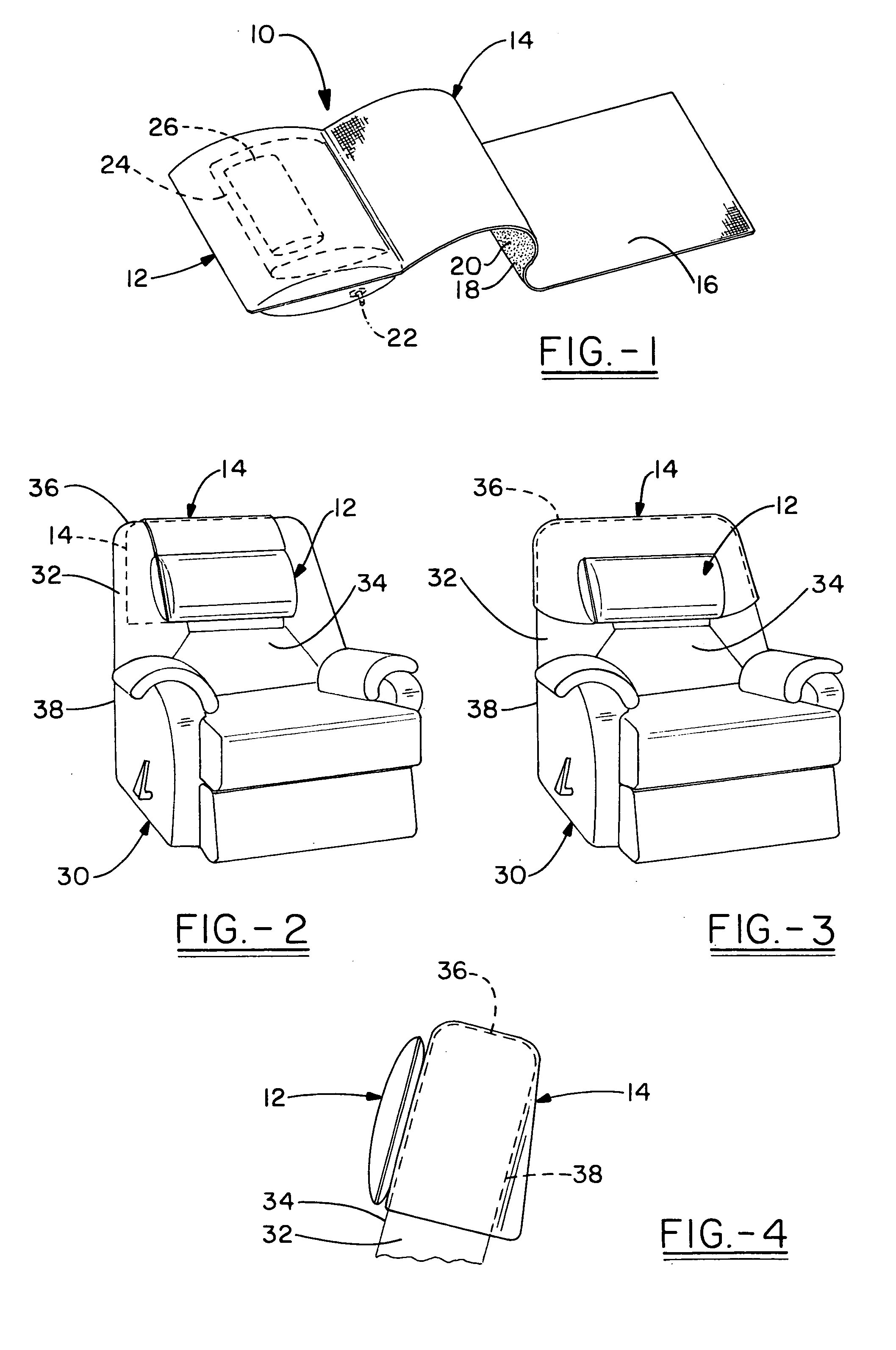 Pillow with cape