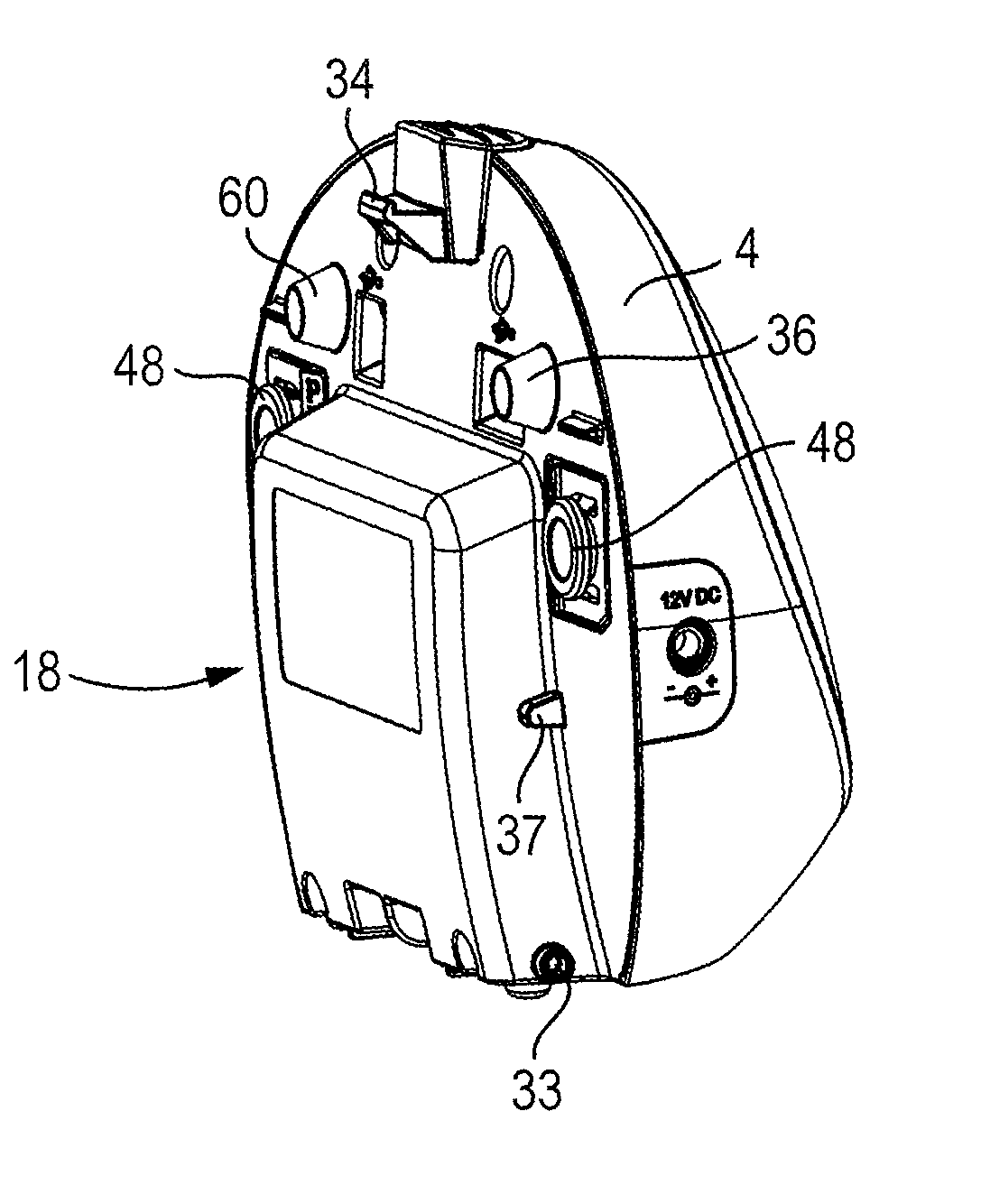 Vacuum generation device for vacuum treatment of wounds