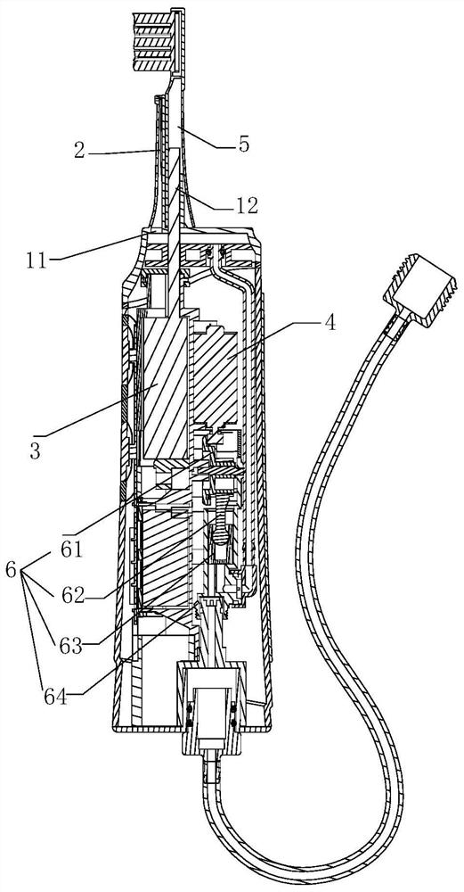 Oral cavity cleaning device