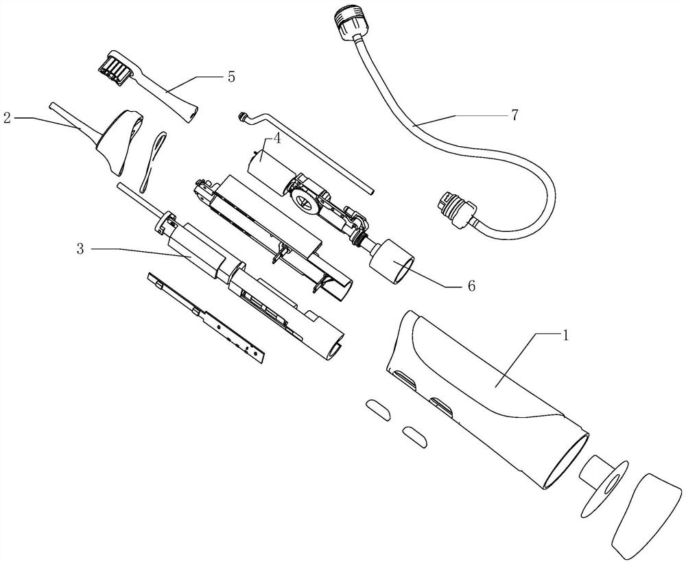 Oral cavity cleaning device