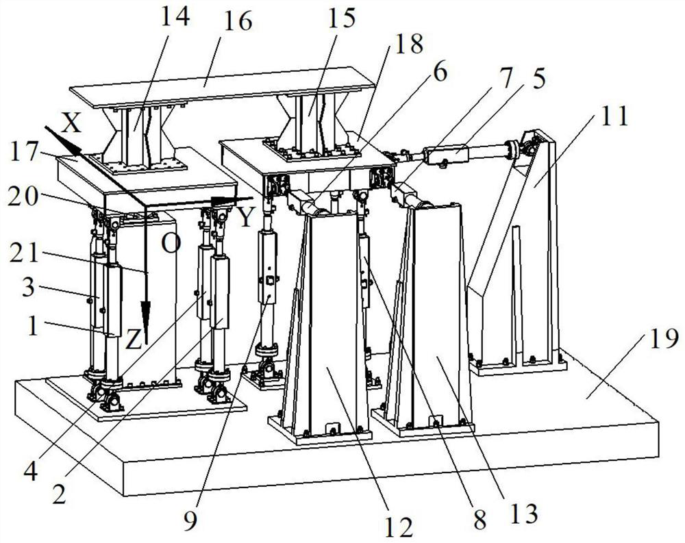A stiffness control method for a two-degree-of-freedom dual electro-hydraulic shaking table array simulation system