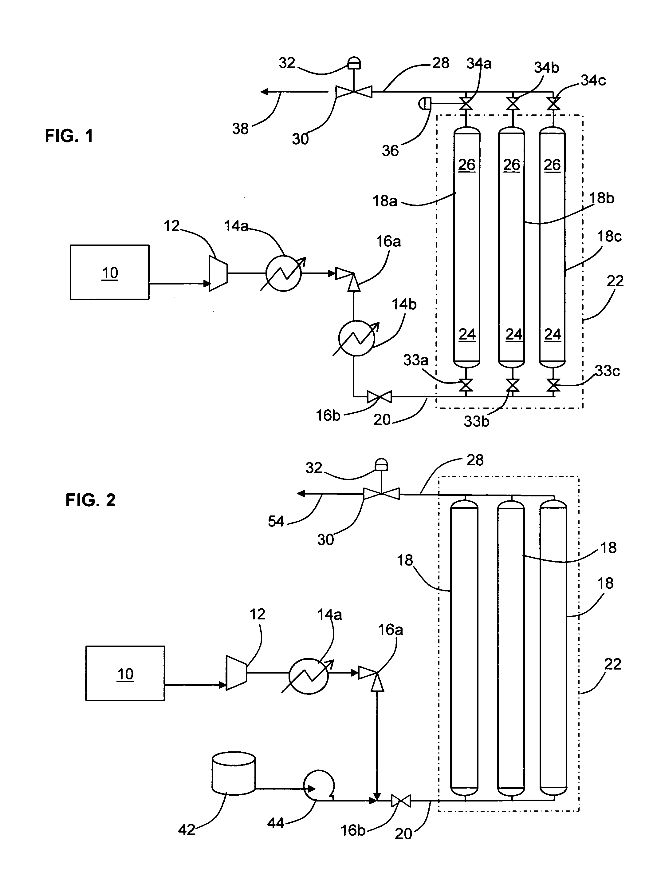 Apparatus and method for flowing compressed fluids into and out of containment