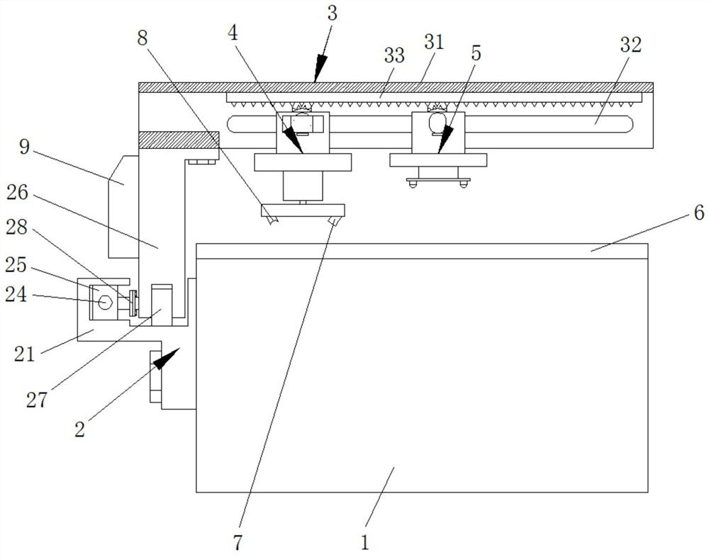 Monitoring mechanism of ICP high-density plasma etching machine