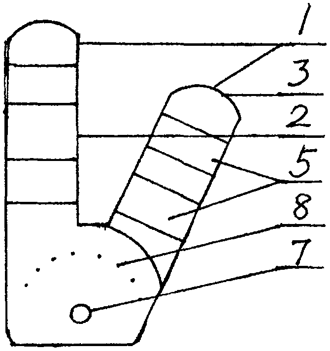 A bionic upright posture pressing paper model