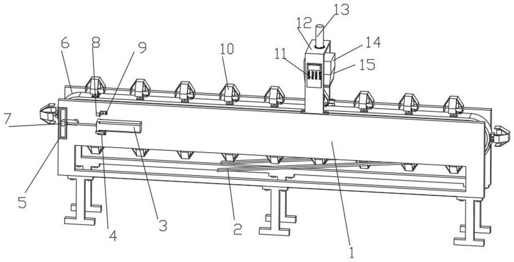 Shell cutting device for electric connector production and machining