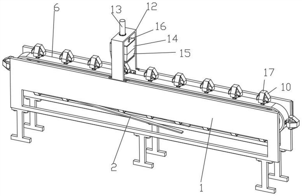 Shell cutting device for electric connector production and machining